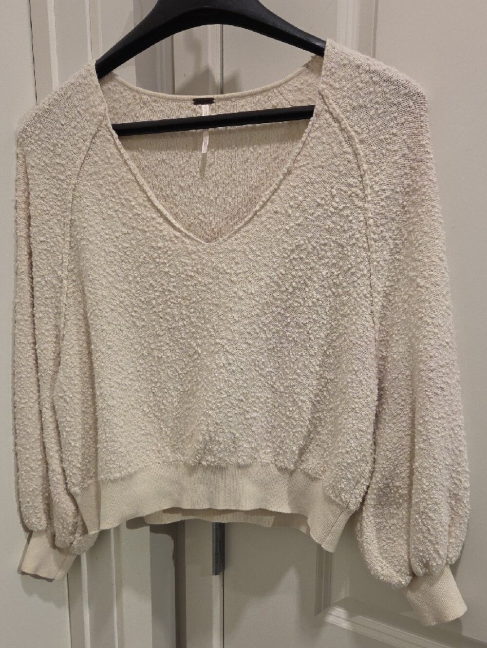 Free People Cream Sweater
